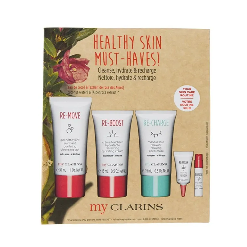 مجموعه مراقبت از پوست کلارنس مدل Healthy skin Must-haves مجموعه 5 عددی - تصویر 2