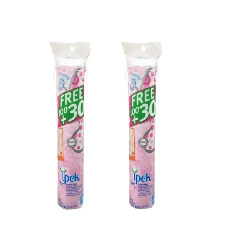 پد پاک کننده آرایش ایپک مدل cotton بسته 130 عددی - تصویر 2
