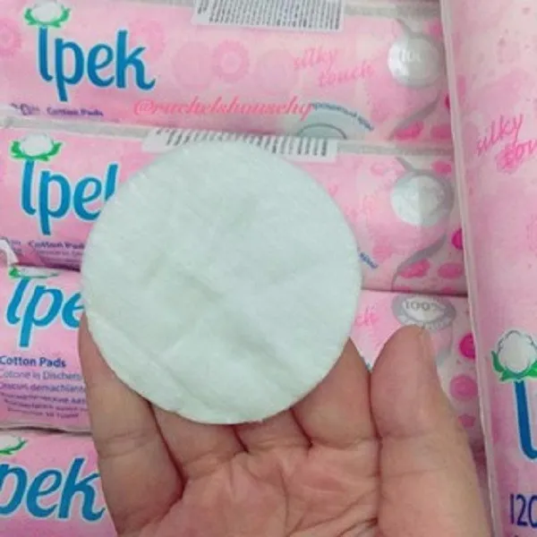 پد پاک کننده آرایش ایپک مدل cotton بسته 130 عددی - تصویر 3