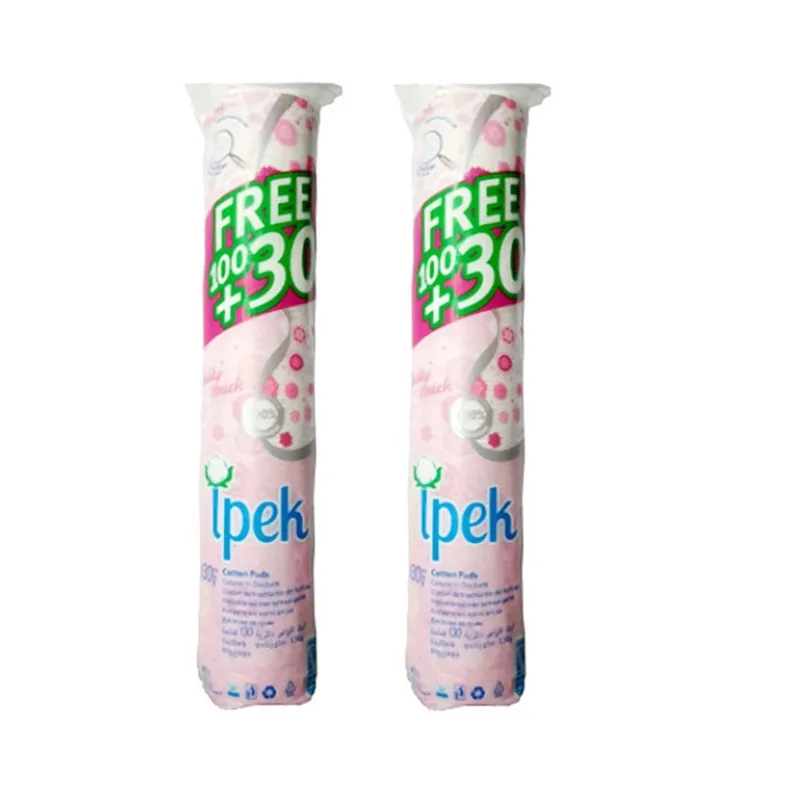 پد پاک کننده آرایش ایپک مدل cotton بسته 130 عددی - تصویر 4