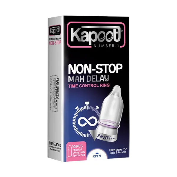 کاندوم کاپوت مدل NON-STOP بسته 10 عددی به همراه کاندوم کاپوت مدل Classic بسته 3 عددی - تصویر 2
