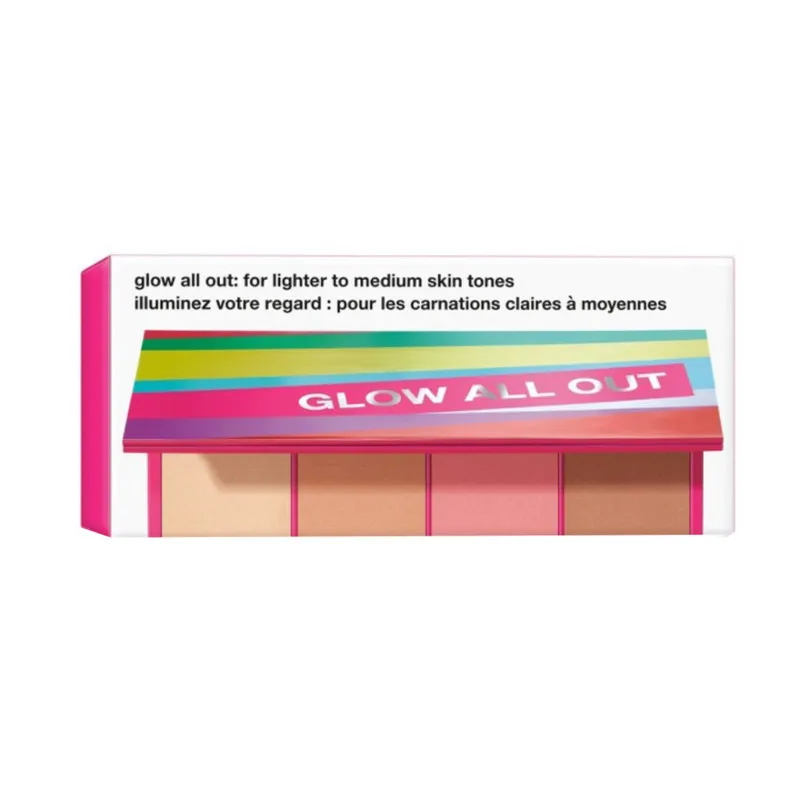 پالت رژ گونه و هایلایتر کلینیک مدل Glow all to medium - تصویر 3