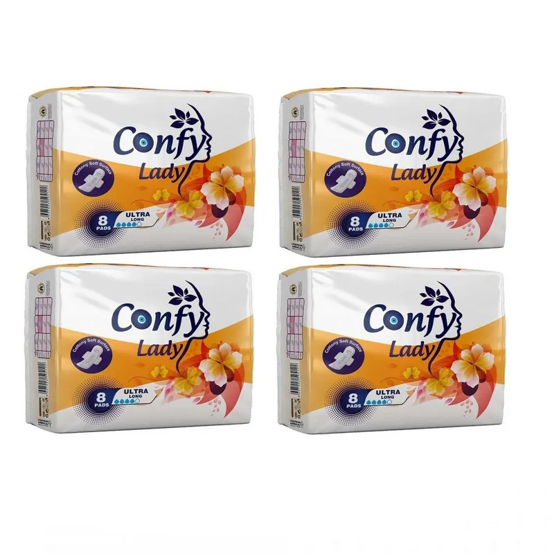 نوار بهداشتی کانفی لیدی مدل ULTRA LONG 4 بسته 4 عددی - تصویر 2
