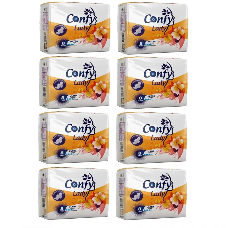 نوار بهداشتی کانفی لیدی مدل ULTRA LONG 8 بسته 8 عددی - تصویر 2