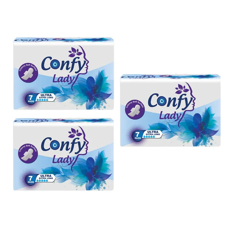 نوار بهداشتی کانفی لیدی مدل ULTRA EXTRA LONG 3 بسته 3 عددی - تصویر 2