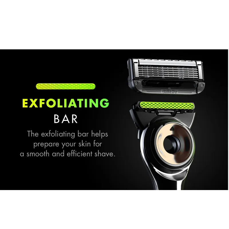 خود تراش ژیلت مدل  Labs EXFOLIATING BAR EDITION به همراه تیغ یدک بسته 2 عددی - تصویر 5