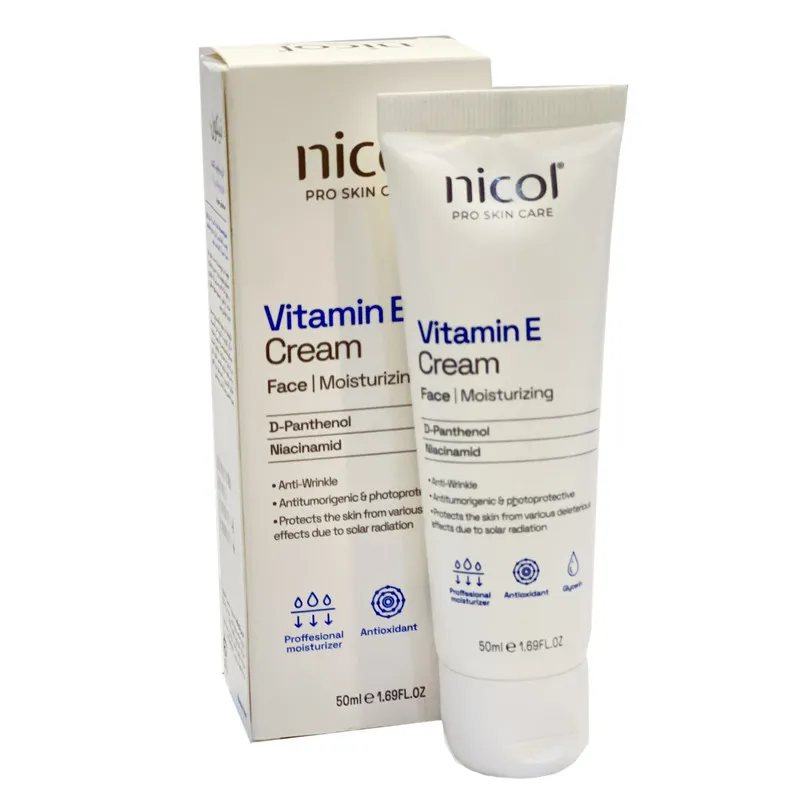 کرم مرطوبکننده و آبرسان صورت نیکول مدل Niacinamide VitaminE حجم 50 میلیلیتر - تصویر 2