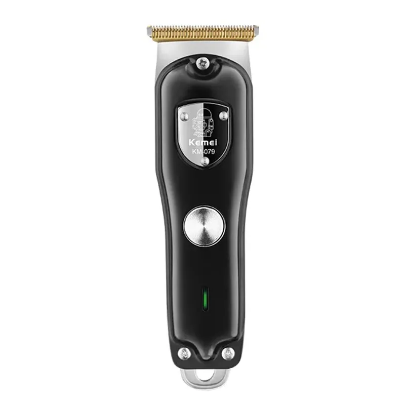 ماشین اصلاح موی صورت کیمی مدل KM-079 با تیغه کربن استیل، باتری 600 میلیآمپر، 4 شانه تنظیم طول 1 تا 4 میلیمتر، استفاده خشک و مرطوب و شارژدهی 100 دقیقه - تصویر 6