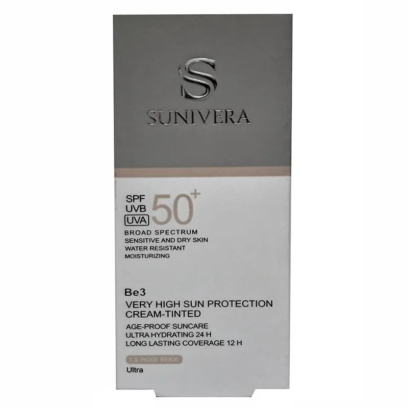 کرم ضد آفتاب رنگی سانیورا SPF 50 مدل 1.5 اولترا مناسب پوستهای خشک حجم 50 میلیلیتر - تصویر 2