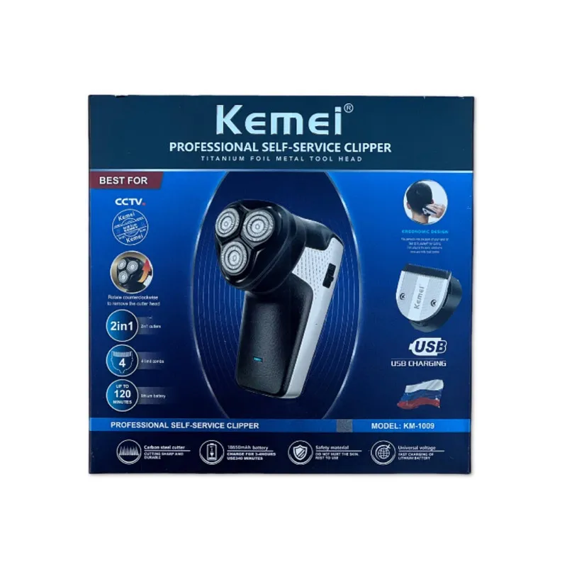 ماشین اصلاح موی سر و صورت کیمی مدل KM-1009 - تصویر 2