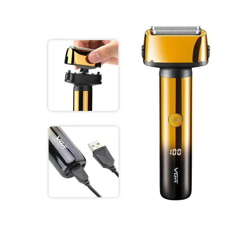 ماشین اصلاح موی سر و صورت وی جی ار مدل V-367 - تصویر 3