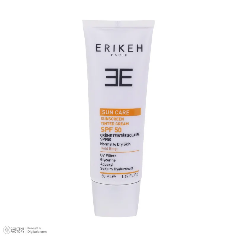 کرم ضد آفتاب رنگی اریکه مدل SPF50 ‌مناسب انواع پوست حجم 50 میلی‌لیتر - تصویر 5