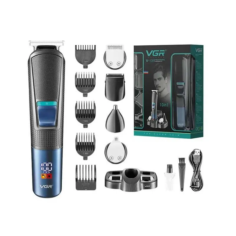 ماشین اصلاح موی سر و صورت وی جی ار مدل V-108 - تصویر 4