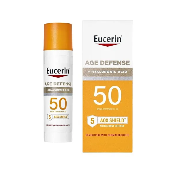 لوسیون ضد آفتاب بدون رنگ اوسرین SPF 50 مدل Age Defense مناسب انواع پوست حجم 75 میلیلیتر - تصویر 2