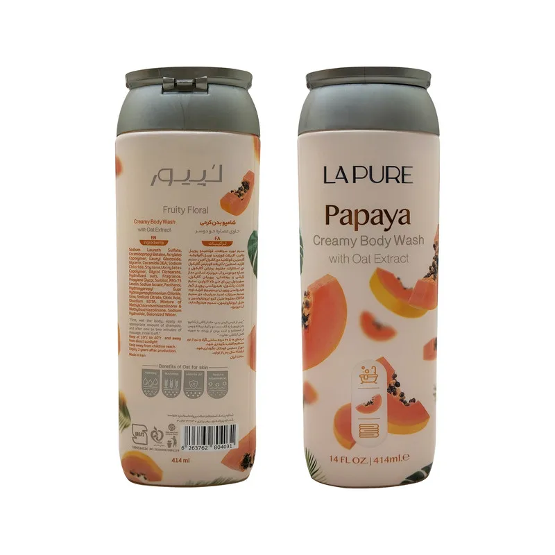 شامپو بدن لپیور مدل Papaya حجم 414 میلی لیتر مجموعه 2 عددی - تصویر 2