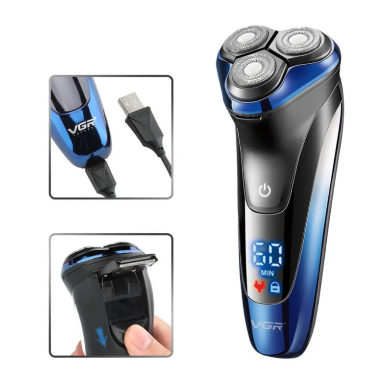 ماشین اصلاح موی صورت وی جی ار مدل V-387 - تصویر 4