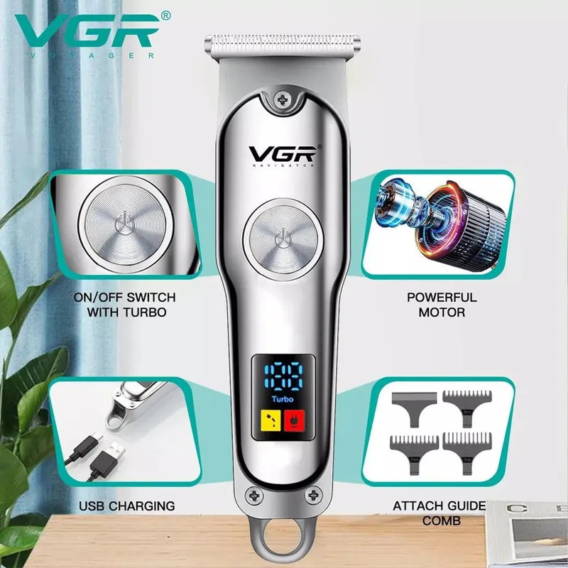 ماشین اصلاح موی سر و صورت وی جی ار مدل Vgr 290 - تصویر 2
