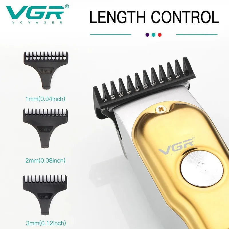 ماشین اصلاح موی سر و صورت وی جی ار مدل Vgr 290 - تصویر 3