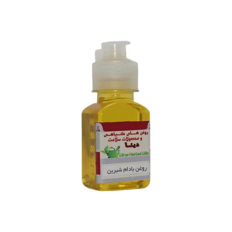 روغن بادام شیرین دینا مدل پرس سرد حجم 30 میلی لیتر