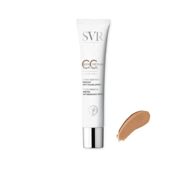 کرم ضد آفتاب رنگی اس وی آر SPF 50 مدل Clairial CC شماره 2 مناسب انواع پوست حجم 40 میلیلیتر