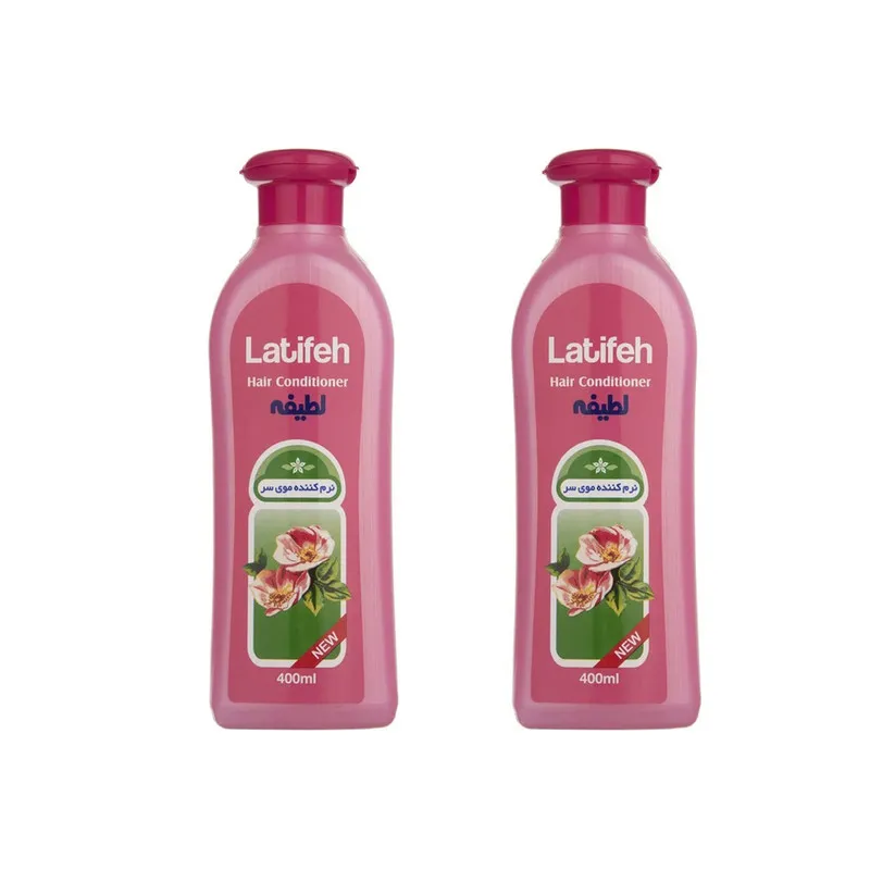 نرم کننده مو لطیفه مدل sh0098.2 حجم400 میلی لیتر بسته 2 عددی