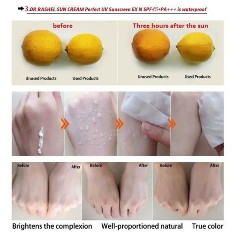 کرم ضد آفتاب بدون رنگ دکتر راشل SPF 75 مدل Anti Ageing مناسب برای انواع پوست حجم 80 میلیلیتر - تصویر 2