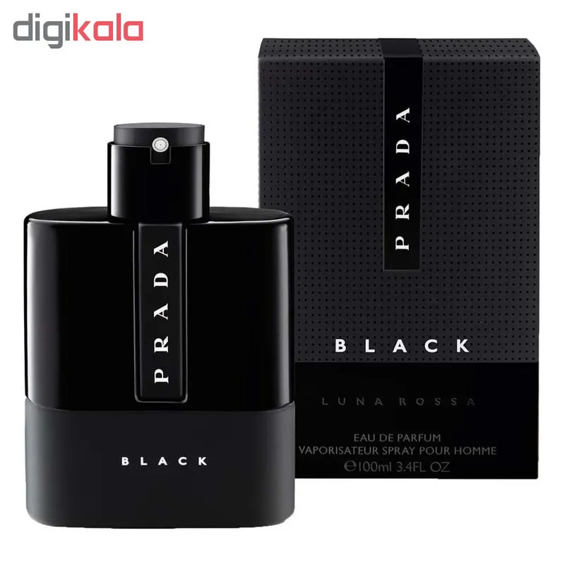 ادو پرفیوم مردانه پرادا مدل Luna Rossa Black حجم 100 میلی لیتر - تصویر 3