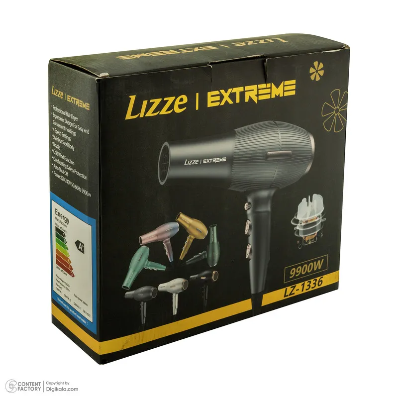 سشوار حرفه ای مدل LZ-1336 - تصویر 2