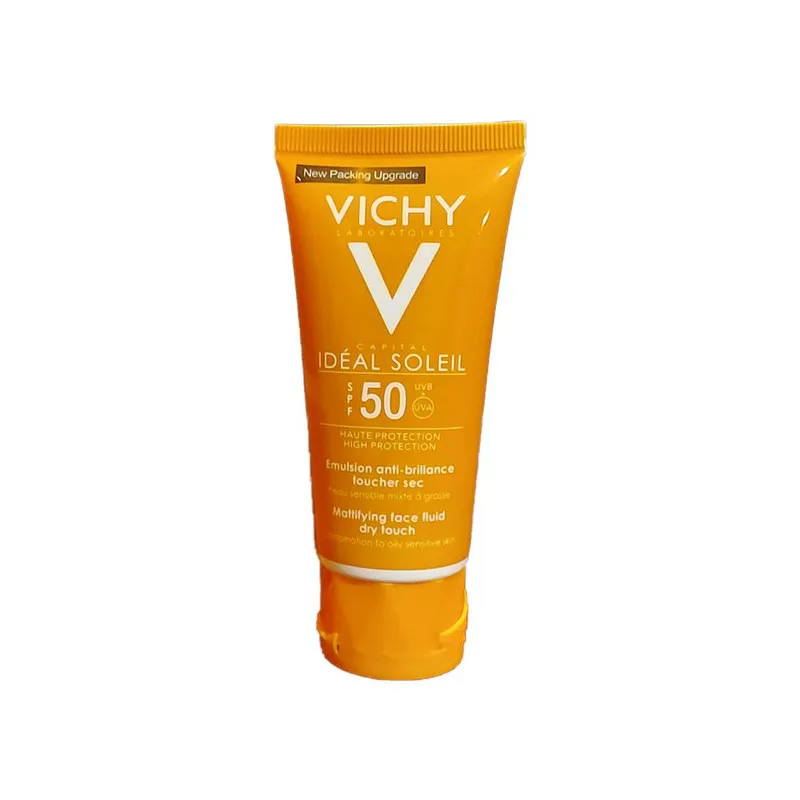 فلوئید ضد آفتاب بدون رنگ ویشی SPF 50 مدل FL مناسب پوستهای چرب حجم 60 میلیلیتر - تصویر 2