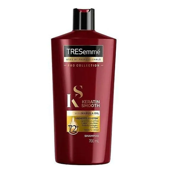 شامپو تقویت کننده و ترمیم کننده مو ترزمی مدل  KERATIN SMOOTH حجم 700 میلی لیتر - تصویر 4