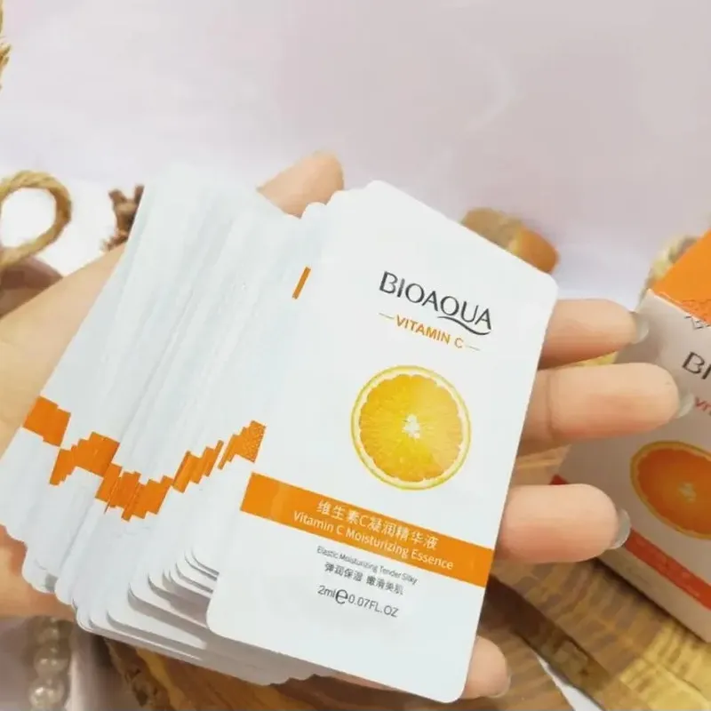 ماسک صورت بایو آکوا مدل ویتامین سی حجم 2 میلی لیتر بسته 30 عددی - تصویر 4