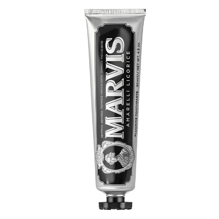 خمیر دندان مارویس مدل Amarelli Licorice حجم 85 میلی لیتر