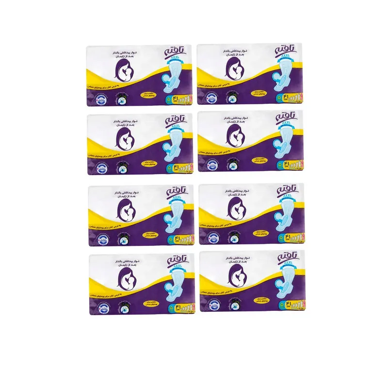 نوار بهداشتی تافته مدل soft مجموعه 8 عددی