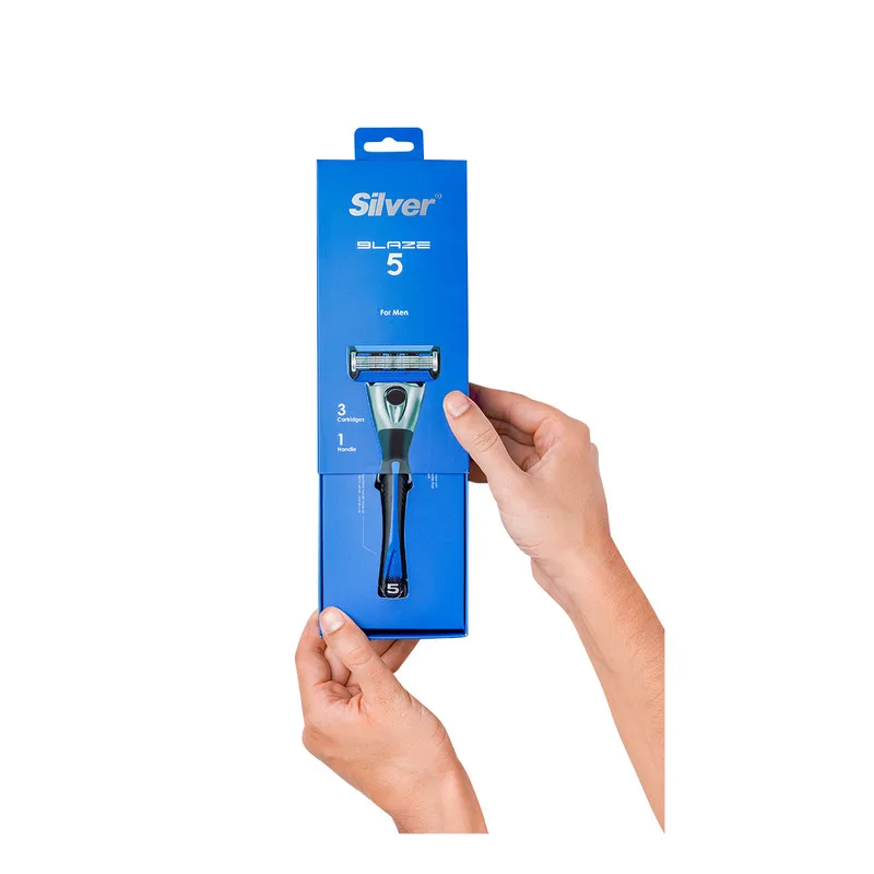 خود تراش سیلور مدل Blaze5 System به همراه سری یدک بسته 2 عددی - تصویر 5