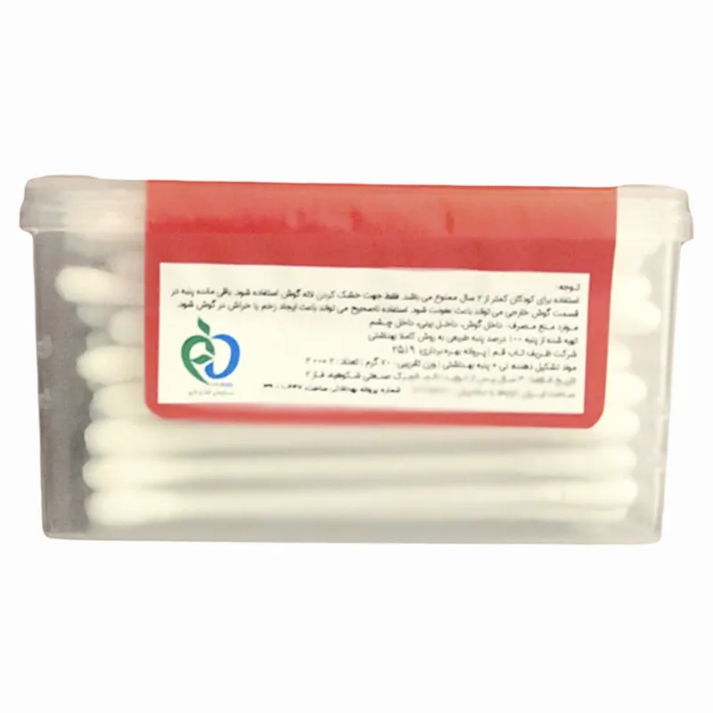 گوش پاک کن دکتر ایست مدل دو سرپنبه بسته 200 عددی - تصویر 2