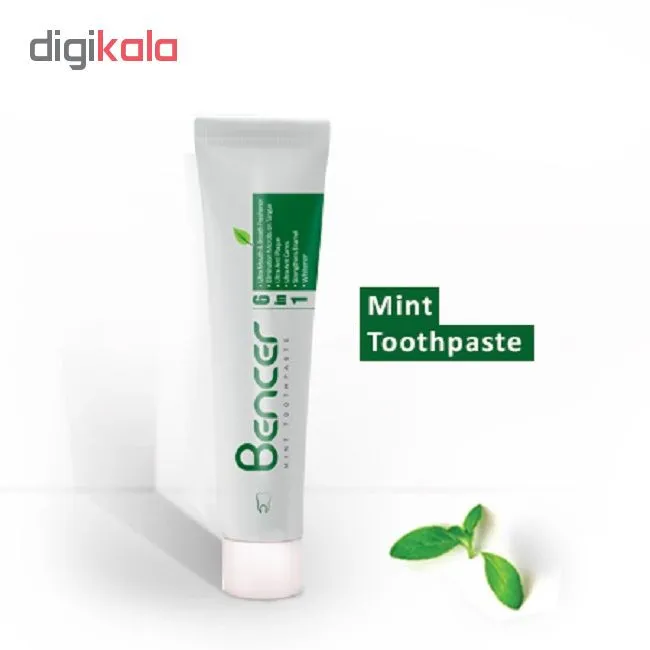 خمیر دندان بنسر مدل Mint حجم 80 میلی لیتر بسته 12 عددی - تصویر 4