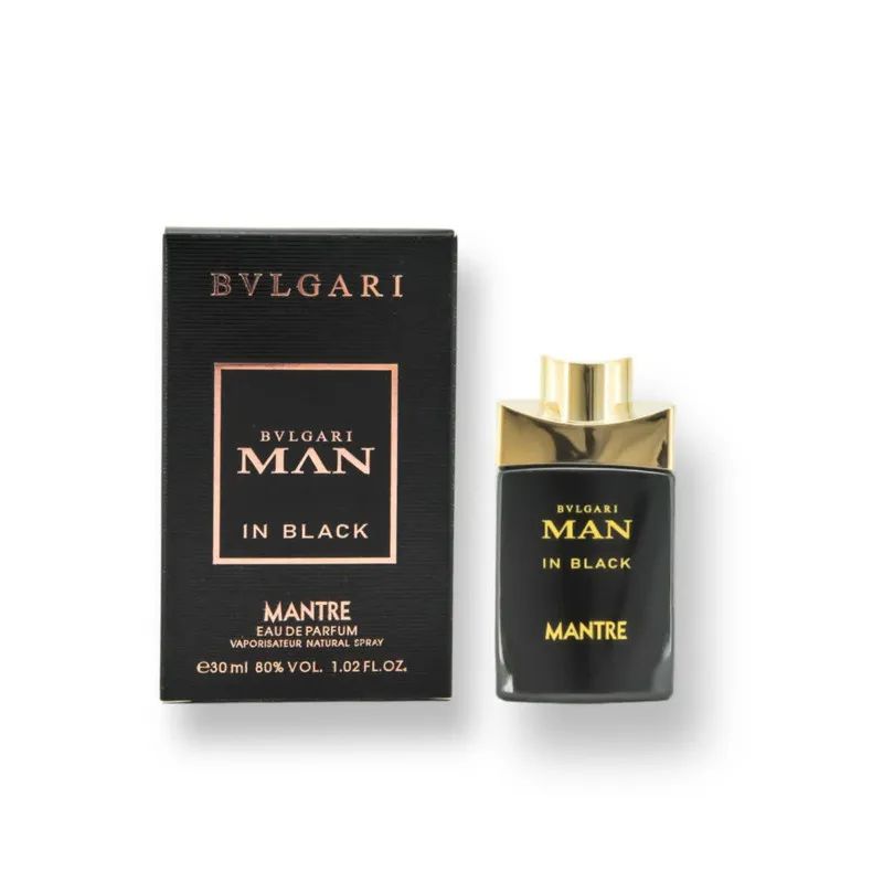 عطر جیبی مردانه مانتره مدل BVLGARI MAN IN BLACK حجم 30 میلی لیتر - تصویر 2