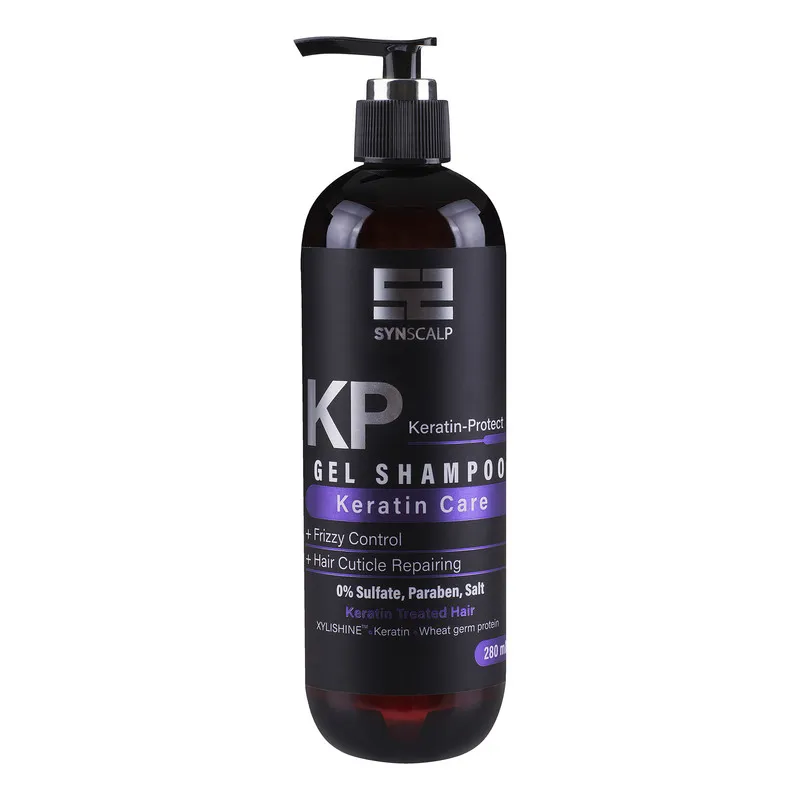 شامپو مو ساین اسکالپ مدل Keratin مناسب موهای کراتین شده حجم 280 میلی لیتر