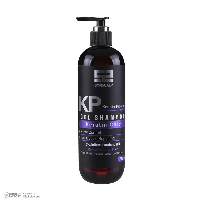 شامپو مو ساین اسکالپ مدل Keratin مناسب موهای کراتین شده حجم 280 میلی لیتر - تصویر 3