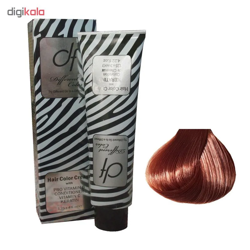 رنگ مو دیفرنت سری هایلایت مدل Keratin شماره 8.73 حجم 125 میلی لیتر رنگ بلوند نسکافه ای روشن - تصویر 2