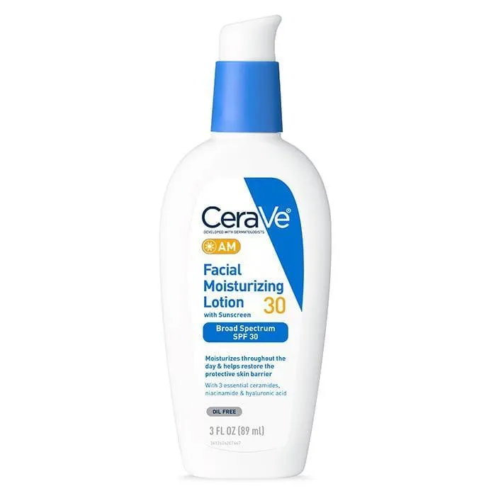لوسیون ضد آفتاب بی رنگ سراوی SPF 50 مدل AM مناسب پوستهای معمولی حجم 60 میلیلیتر - تصویر 4