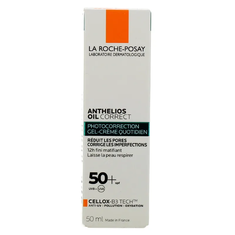 کرم ضد آفتاب بدون رنگ لاروش پوزای SPF 50 مدل ANTHELIOS OIL CORRECT ‌مناسب پوست‌های چرب و مختلط حجم 50 میلی‌لیتر - تصویر 2