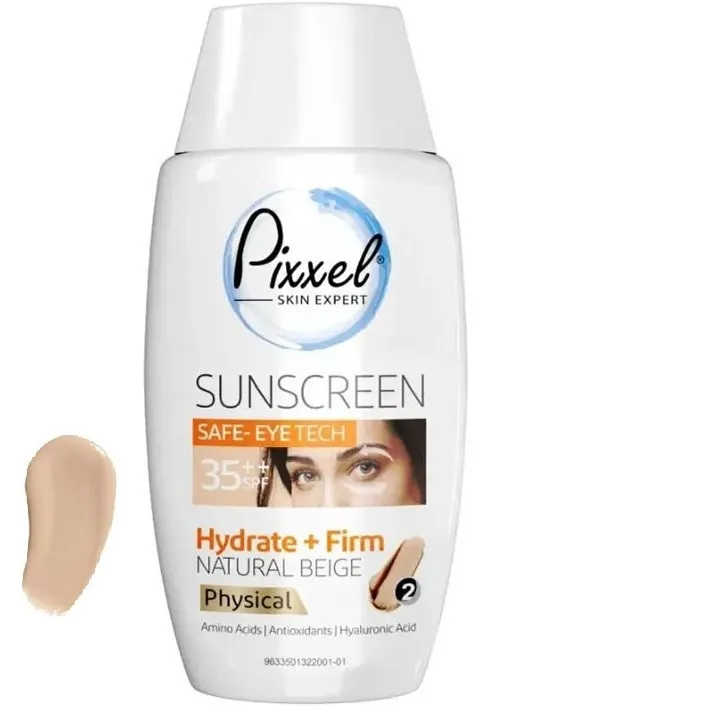 کرم ضدآفتاب رنگی پیکسل SPF35 مدل physical ‌مناسب انواع پوست، حجم 50 میلی‌لیتر - تصویر 4