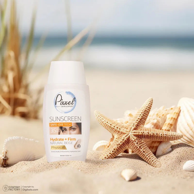 کرم ضدآفتاب رنگی پیکسل SPF35 مدل physical ‌مناسب انواع پوست، حجم 50 میلی‌لیتر - تصویر 5