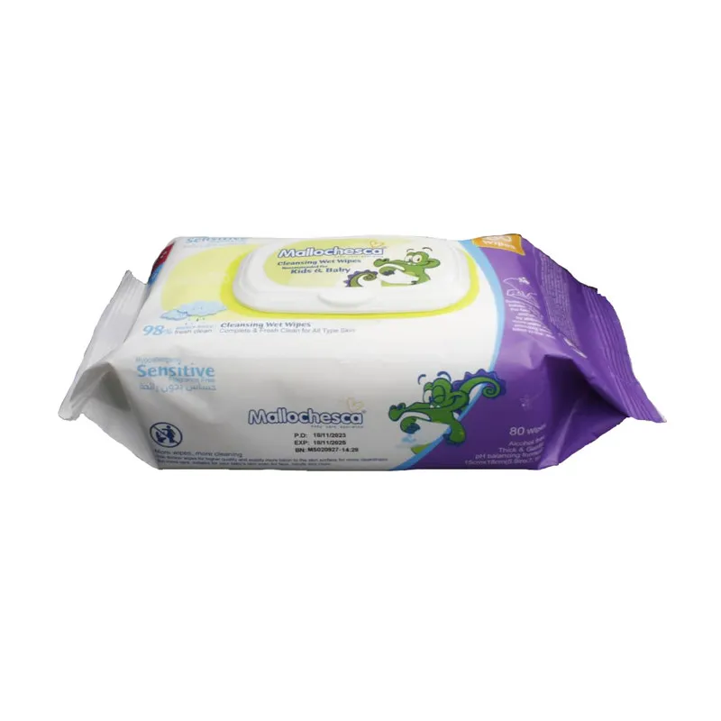 دستمال مرطوب مالوچسکا مدل SENSITIVE بسته 80 عددی - تصویر 2