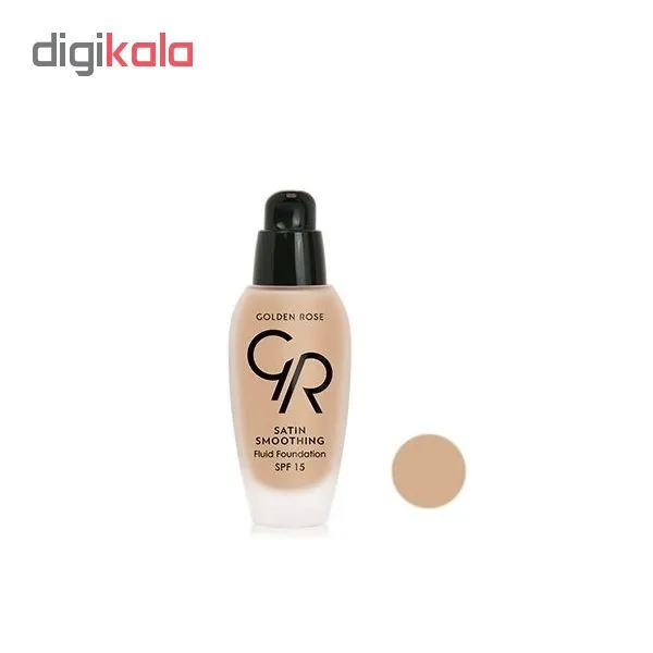 کرم پودر گلدن رز مدل satin شماره 35 حجم 34 میلی لیتر - تصویر 2