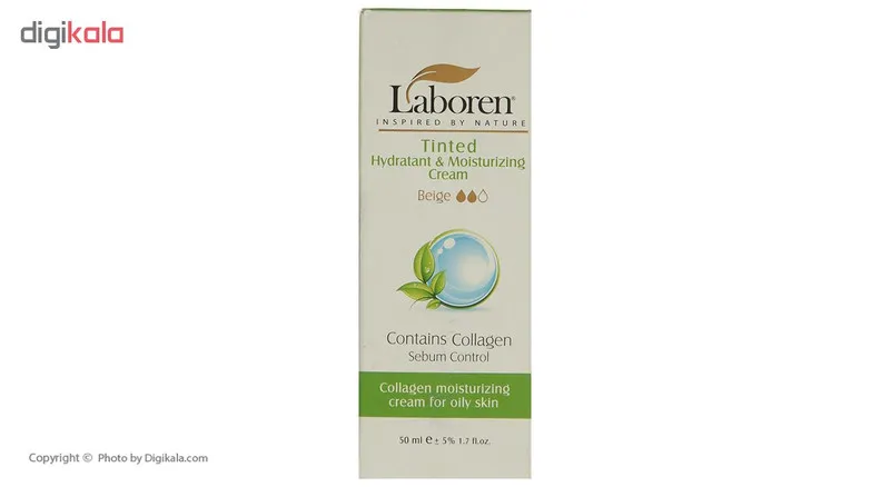 کرم مرطوب کننده رنگی لابورن مدل Oily Beige حجم 50 میلی لیتر - تصویر 5