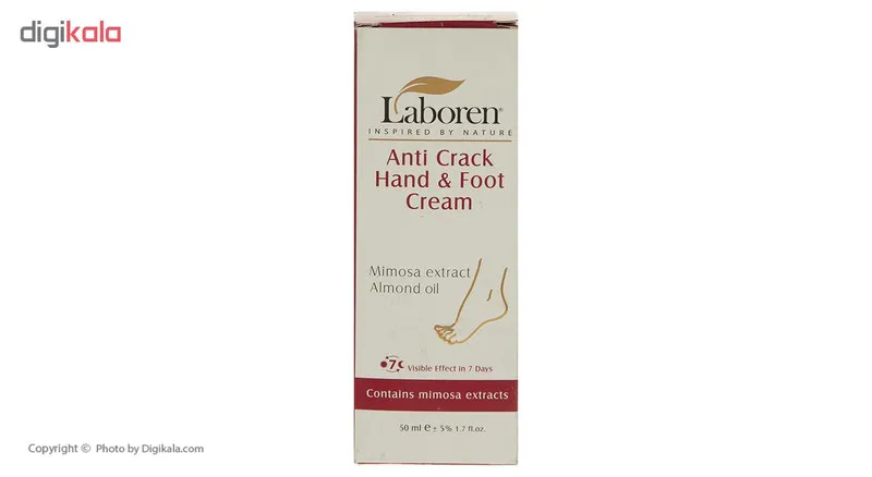 کرم ترک پا لابورن مدل Mimosa Extract حجم 50 میلیلیتر - تصویر 3