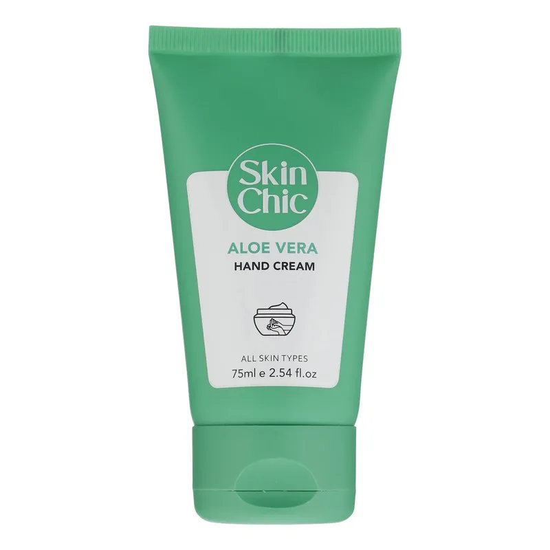 کرم مرطوب کننده دست اسکین شیک مدل Aloe Vera حجم 75 میلی لیتر