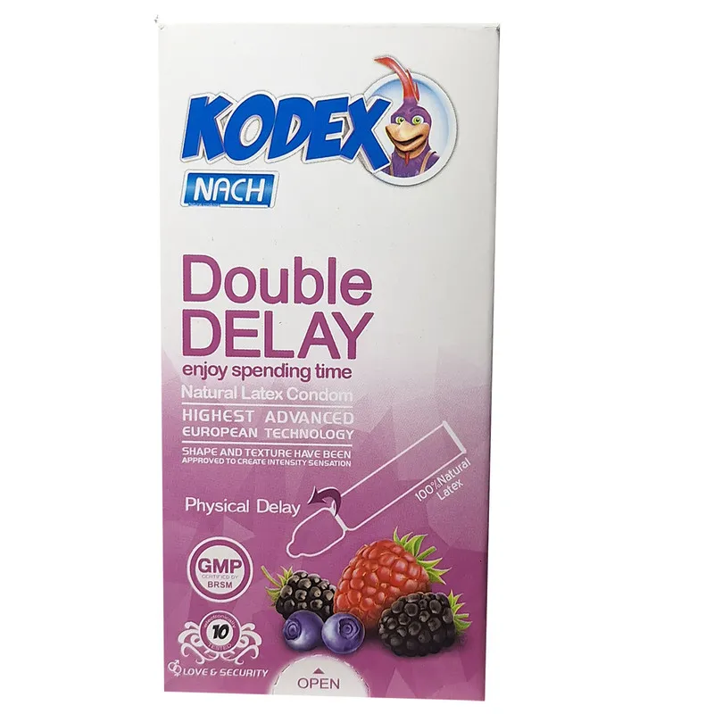 کاندوم ناچ کدکس مدل Double Delay بسته 10 عددی - تصویر 2